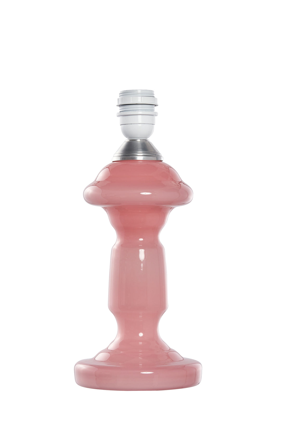 Petro 1, fra den danske virksomhed Pink Rose, er en klassisk glaslampe. Den er mundblæst, og denne farve &