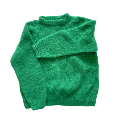 Ida Striktrøje - Alpacamix - Green