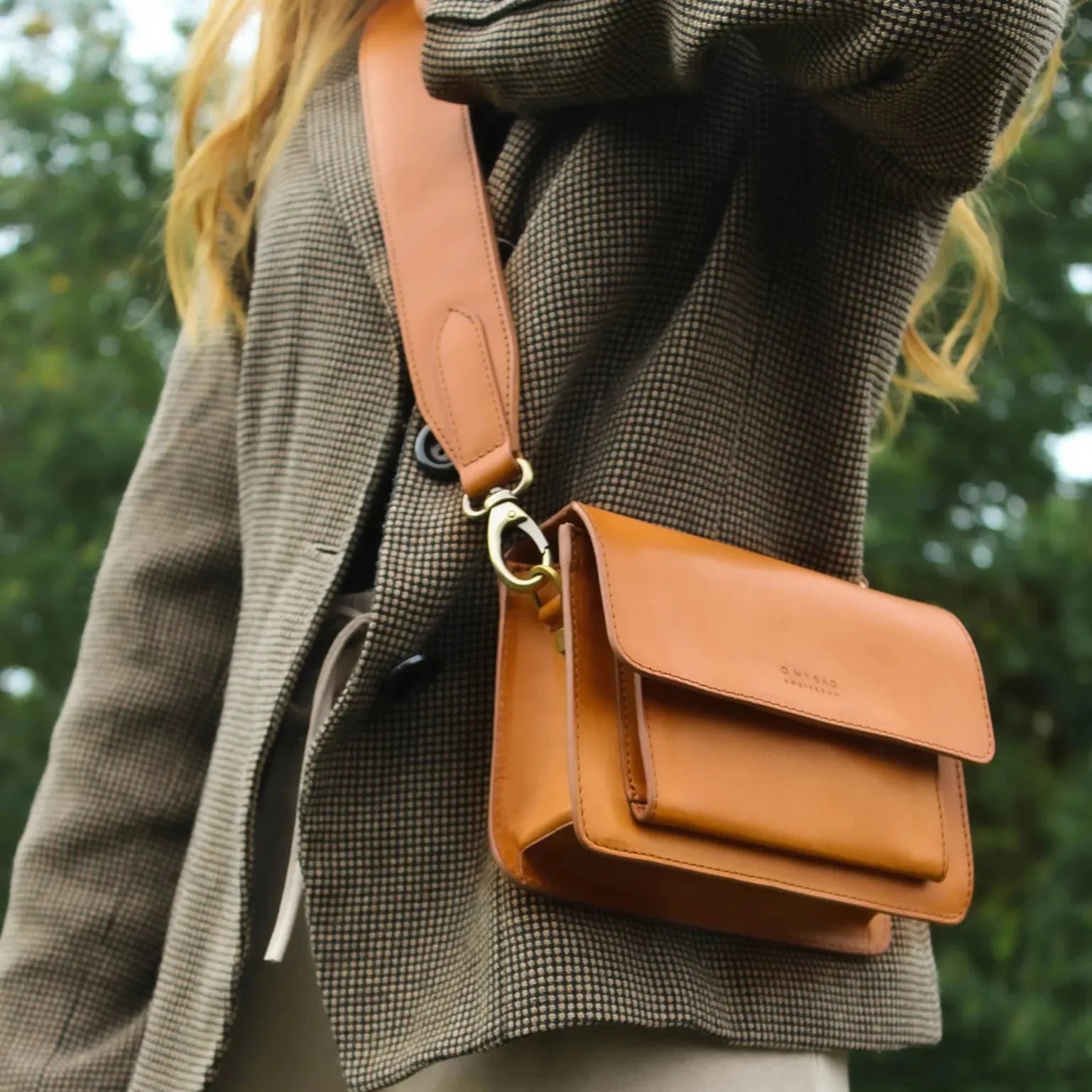 Harper mini fra O My Bag har Indvendigt rum med stiklomme