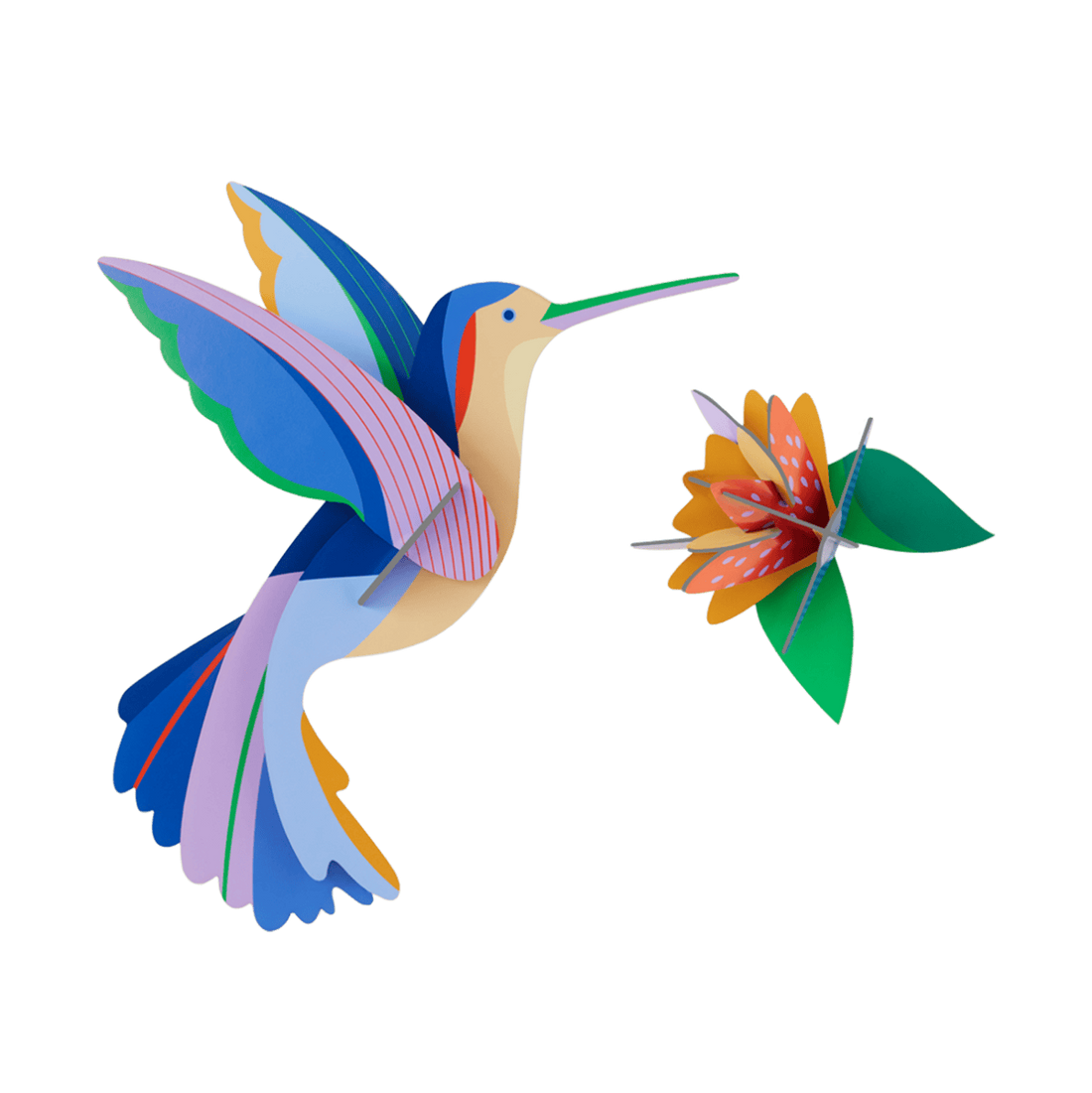 Vægdekoration - Paradise Bird, Hummingbird