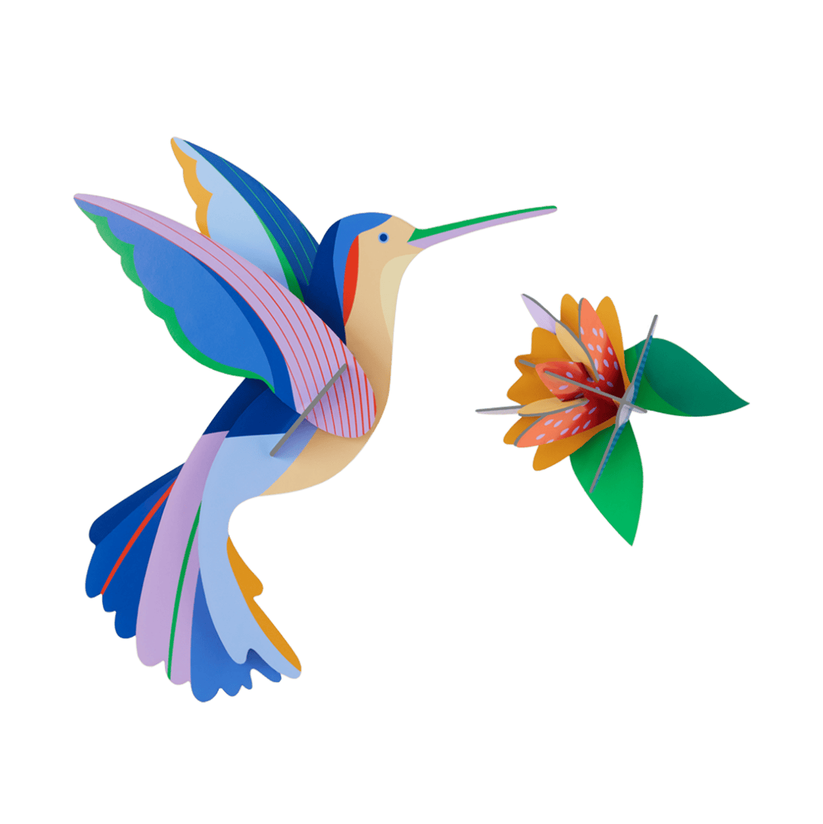 Vægdekoration - Paradise Bird, Hummingbird