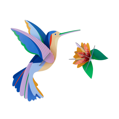 Vægdekoration - Paradise Bird, Hummingbird