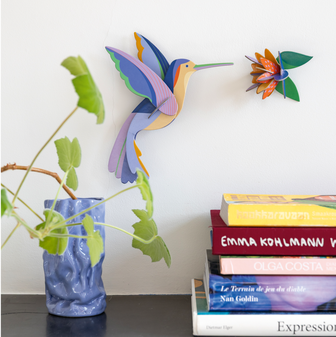Vægdekoration - Paradise Bird, Hummingbird