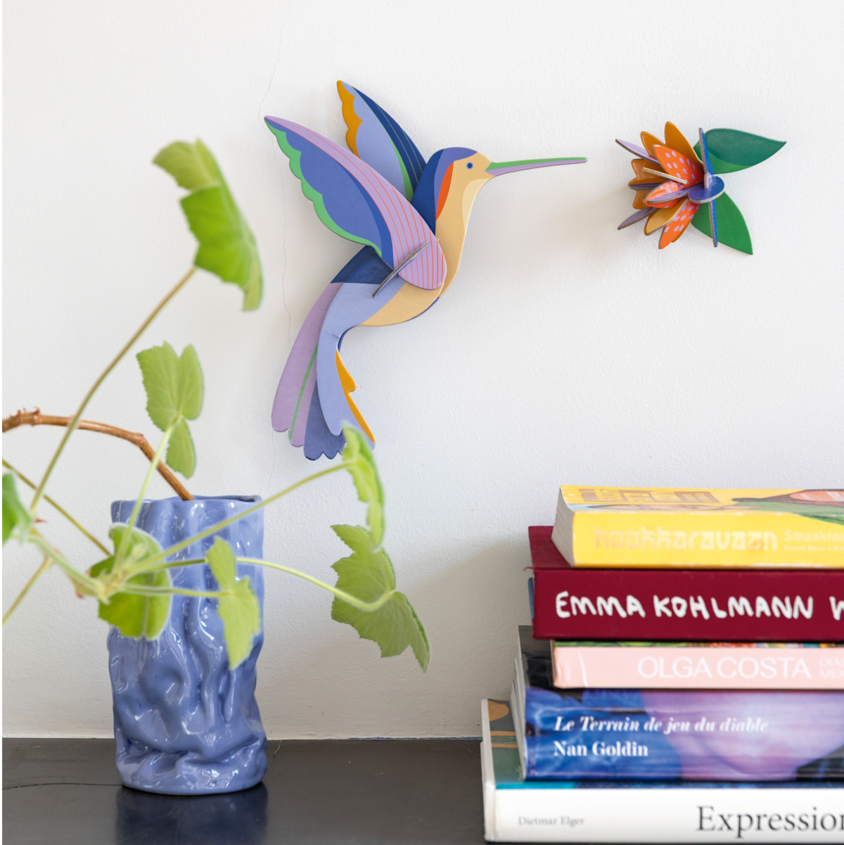 Vægdekoration - Paradise Bird, Hummingbird