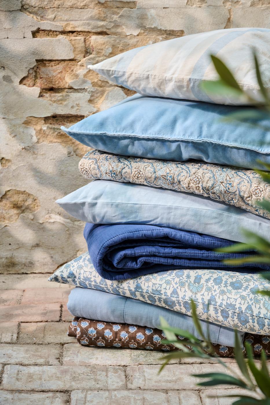 Velour Pude - Cornflower (09)