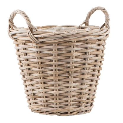Kurv m/ Indvendig Plast - Rattan