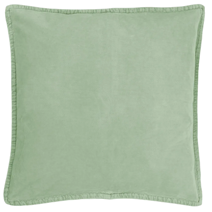 En mint grøn velour pude fra ib laursen i 50x50