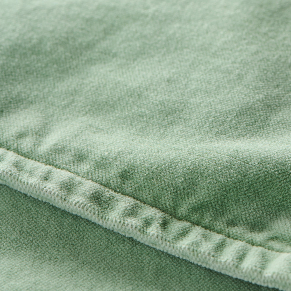 grøn velour pude fra ib laursen i 50x50