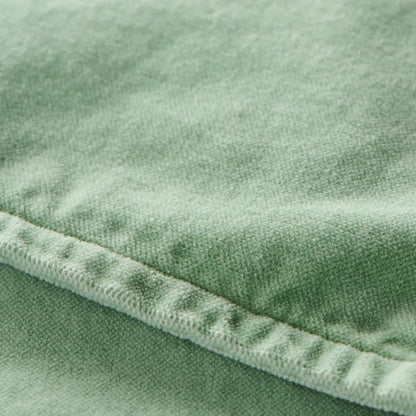 grøn velour pude fra ib laursen i 50x50