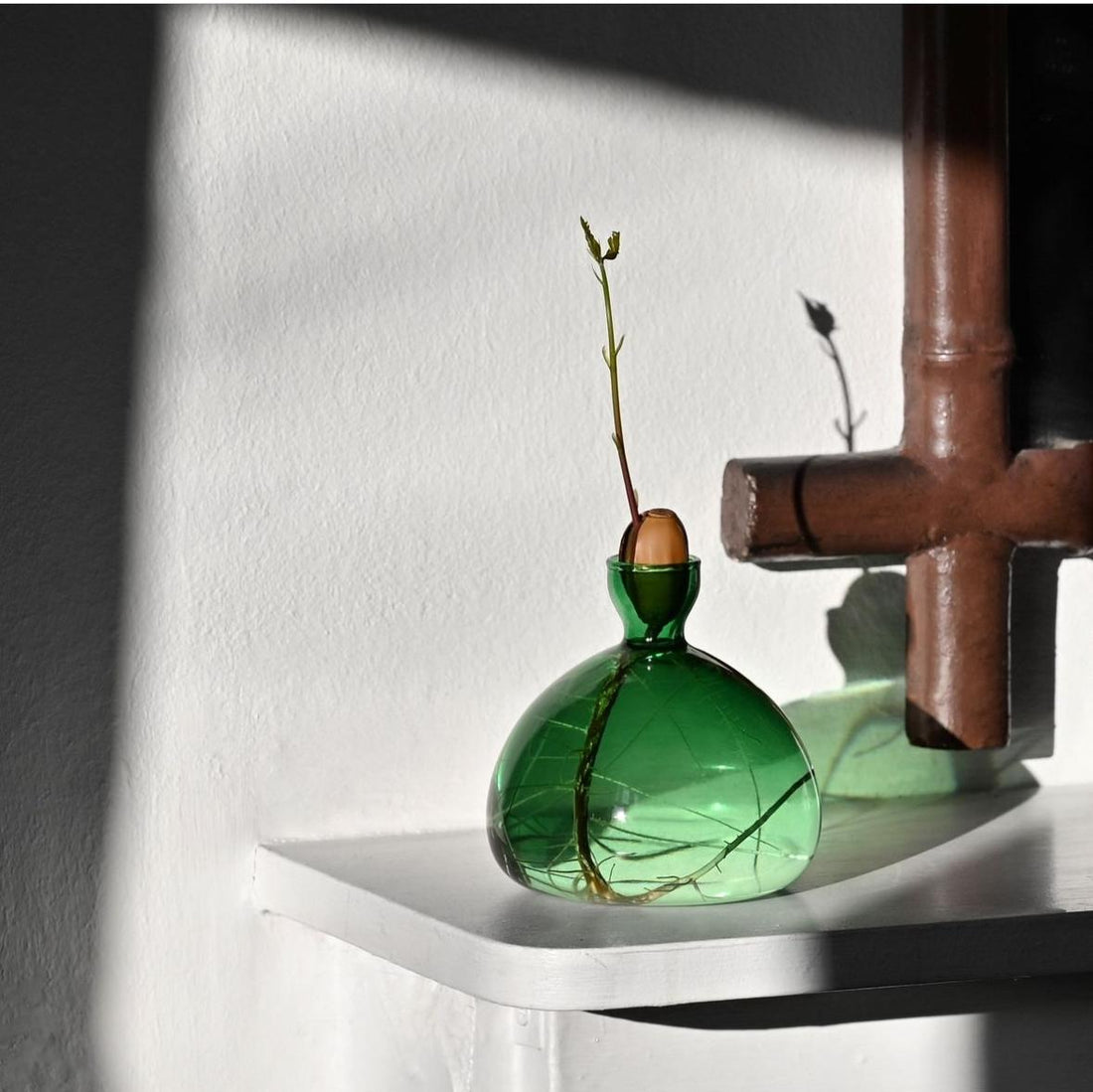 Agern Vase - Emerald Green