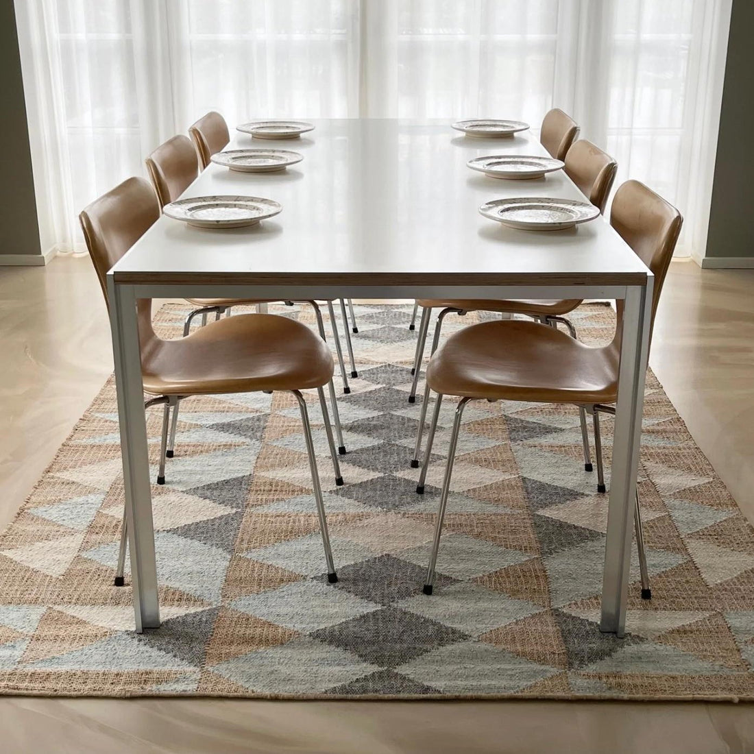 Jou Hemlet Gulvtæppe - Jute/Uld Gulvtæppe - Square