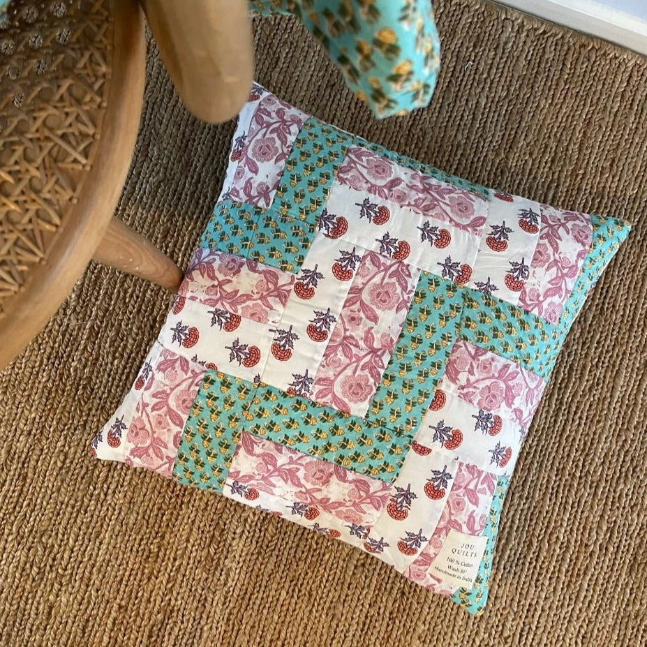 Jou Patchwork Pude - 45x45 cm - 