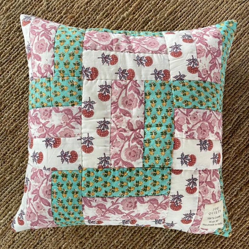 Jou Patchwork Pude - 45x45 cm - 