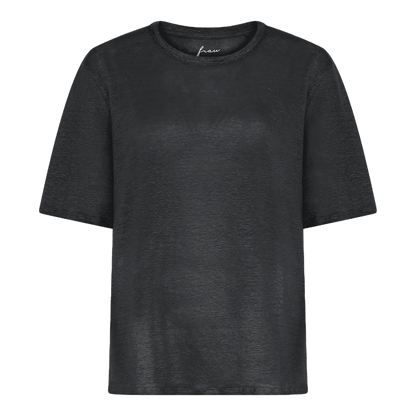 Kingston er en t-shirt fra FRAU i hørmix. Denne er mørk grå