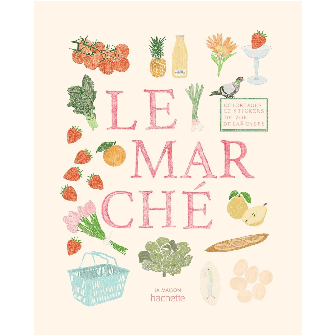 Male- &amp; Klistermærkebog - Le Marché Coloriages et de stickers