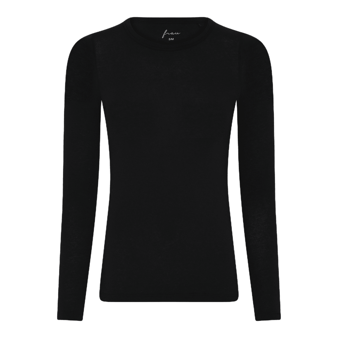 Lucca er en langærmet bluse med rund hals. Denne er i en lækkert modalmix og i en sort farve