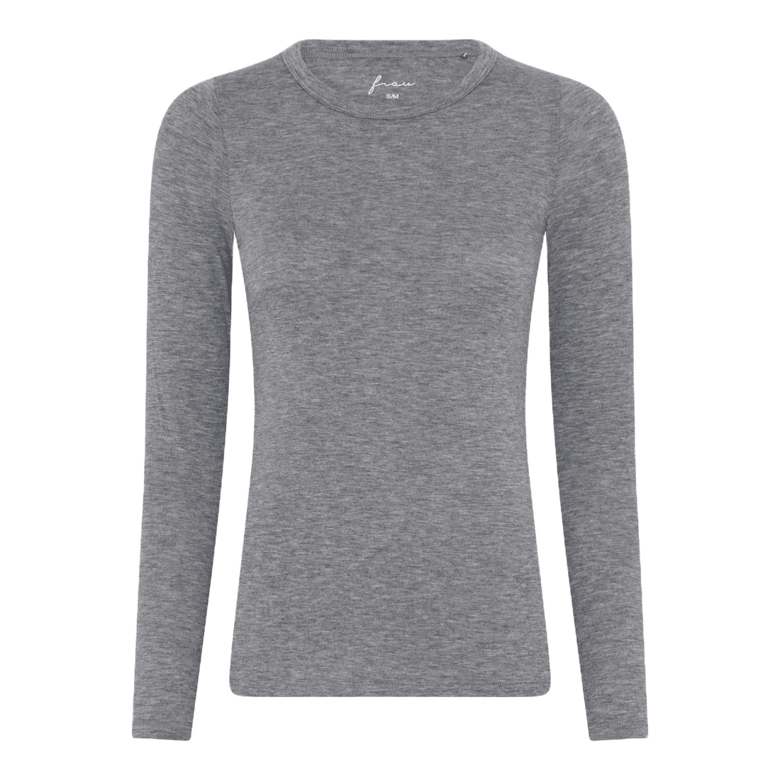 Lucca er en langærmet bluse med rund hals. Denne er i en lækkert modalmix og i en grå farve