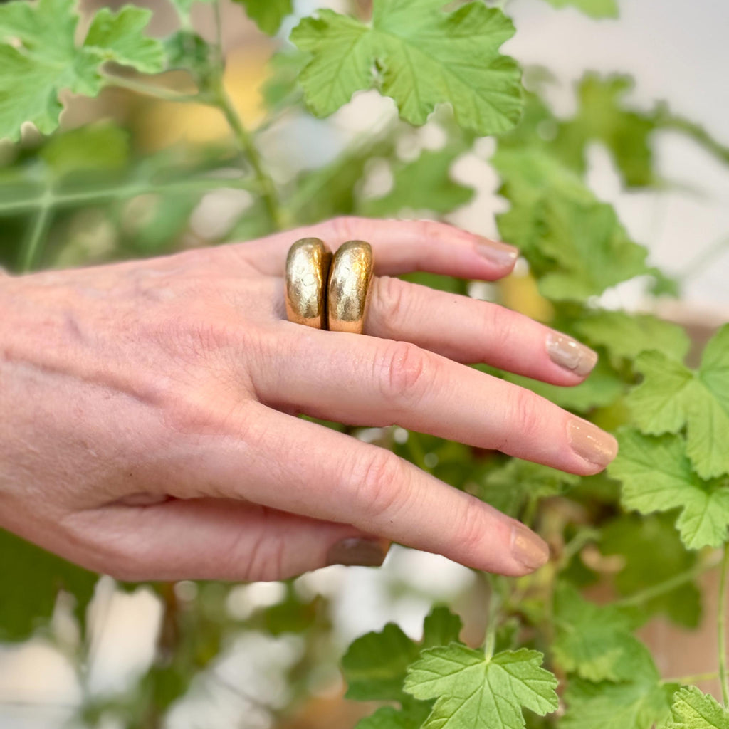 Marokkansk barber ring - stor og chunky ring i messing