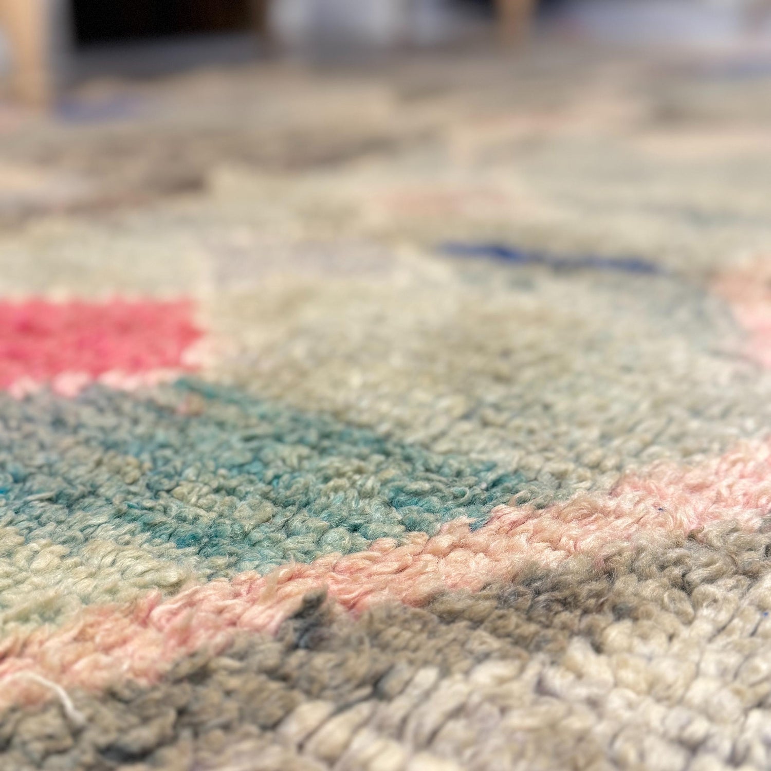 Vintage Marokkansk Gulvtæppe - 