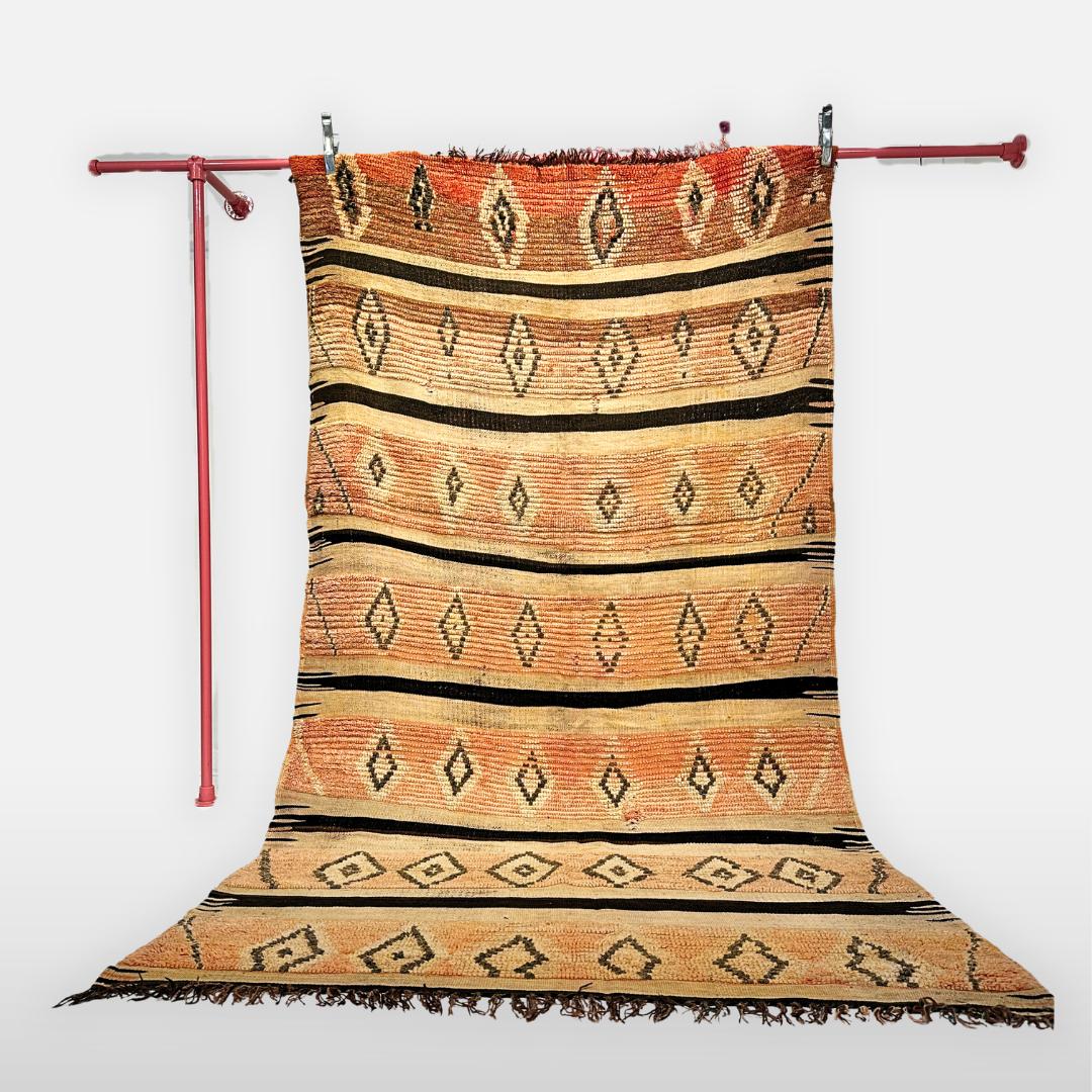 Vintage Marokkansk Gulvtæppe - 