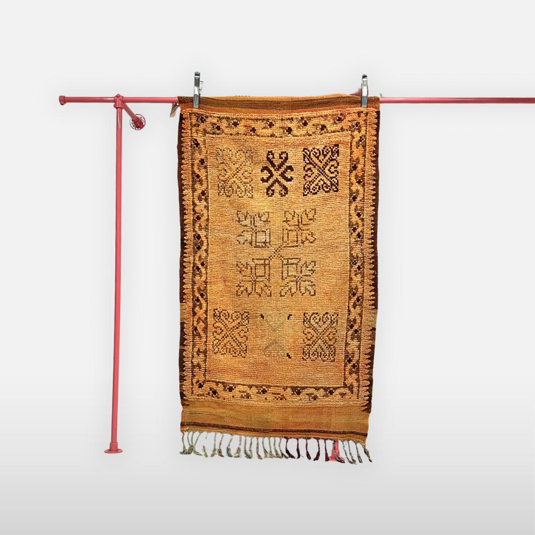 Vintage Marokkansk Gulvtæppe - 