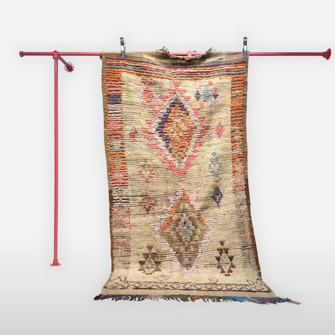 Vintage Marokkansk Gulvtæppe - 