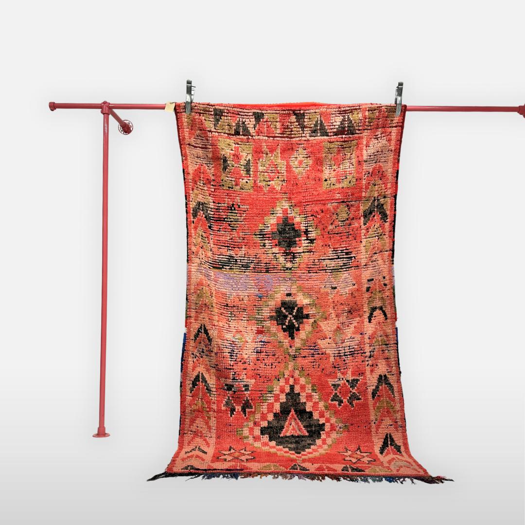 Vintage Marokkansk Gulvtæppe - 