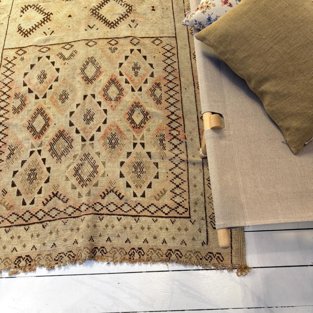 Vintage Marokkansk Gulvtæppe - 