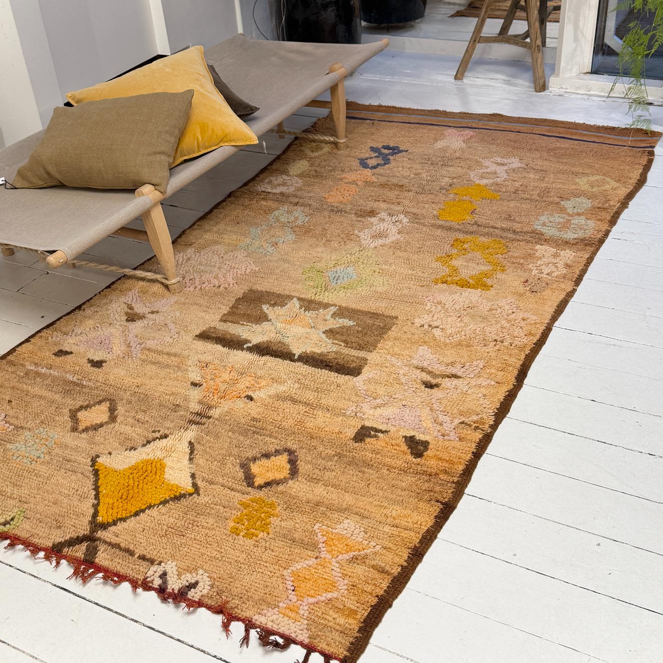 Vintage Marokkansk Gulvtæppe - 