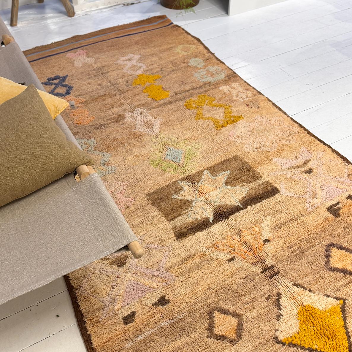 Vintage Marokkansk Gulvtæppe - 