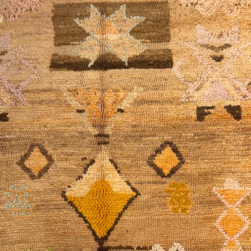 Vintage Marokkansk Gulvtæppe - 