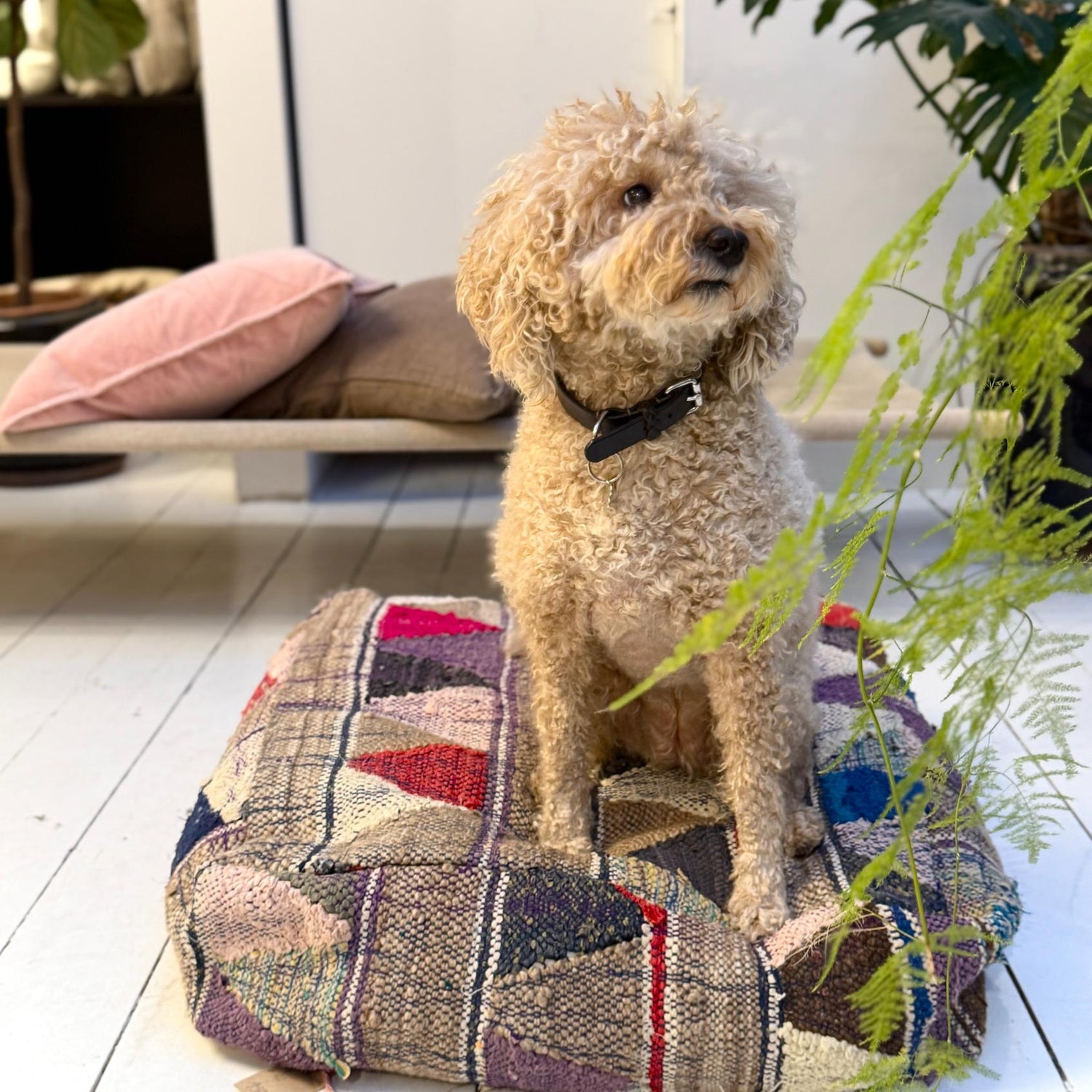 Vintage Marokkansk Puf Betræk - Unika 