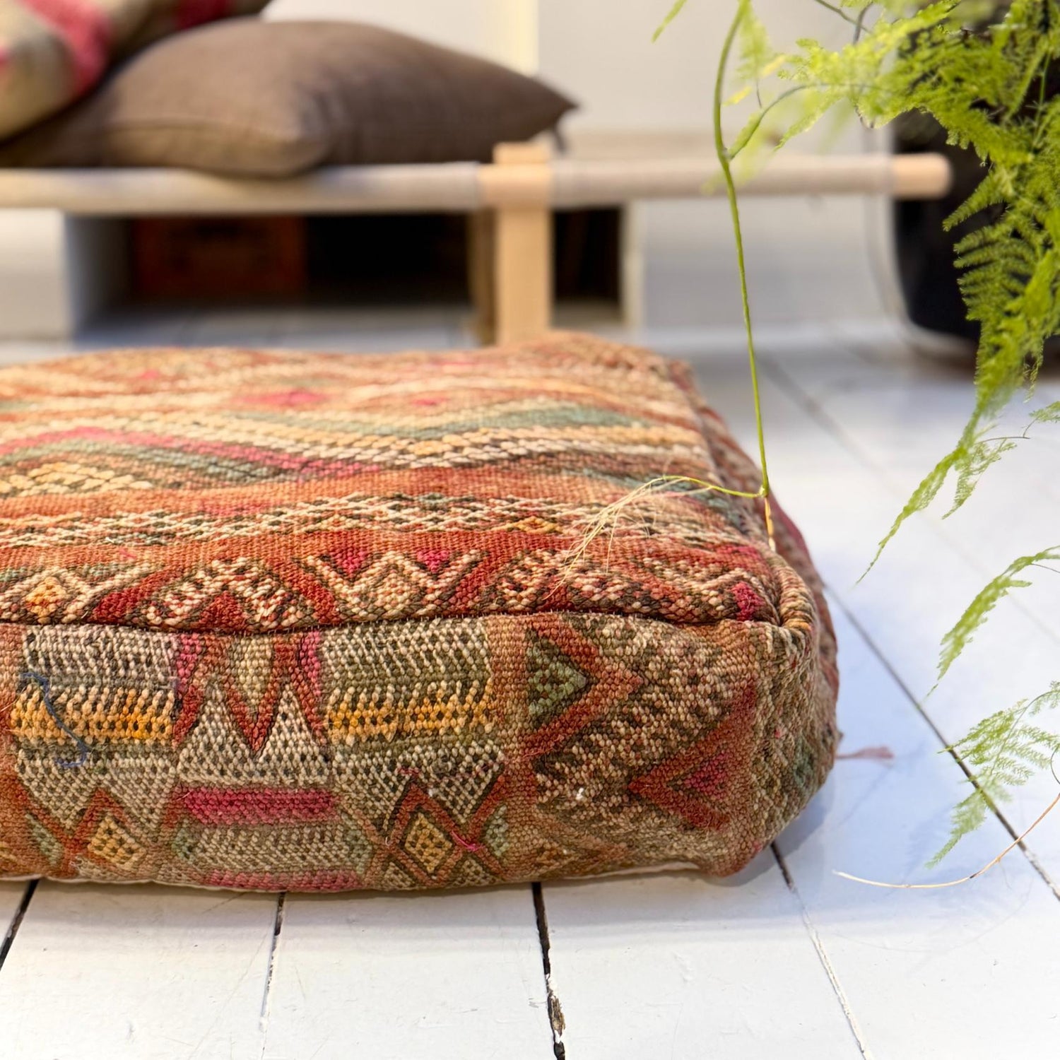 Vintage Marokkansk Puf Betræk - Unika 