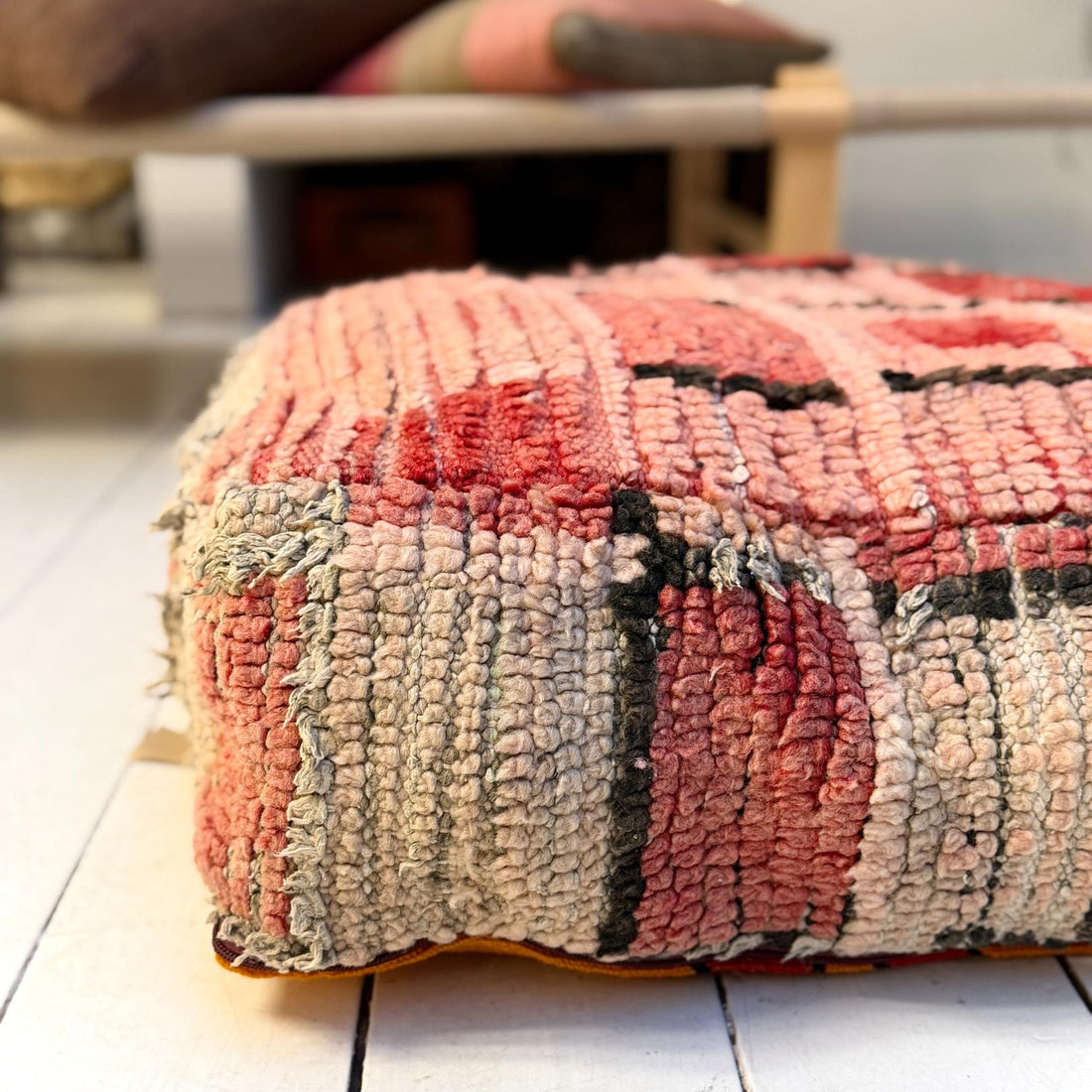 Vintage Marokkansk Puf Betræk - Unika 