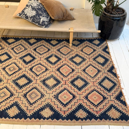 Vintage Marokkansk Gulvtæppe - 