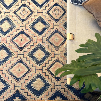 Vintage Marokkansk Gulvtæppe - 