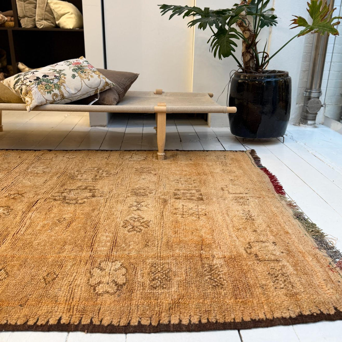 Vintage Marokkansk Gulvtæppe - 