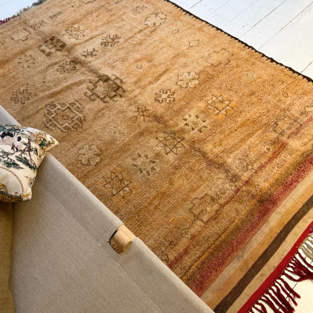 Vintage Marokkansk Gulvtæppe - 