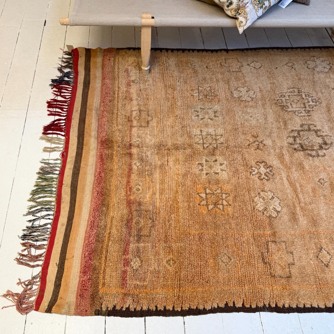 Vintage Marokkansk Gulvtæppe - 