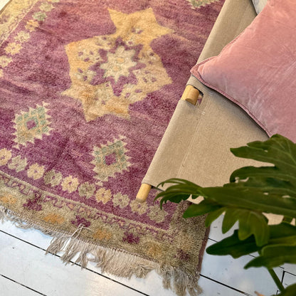 Vintage Marokkansk Gulvtæppe - 