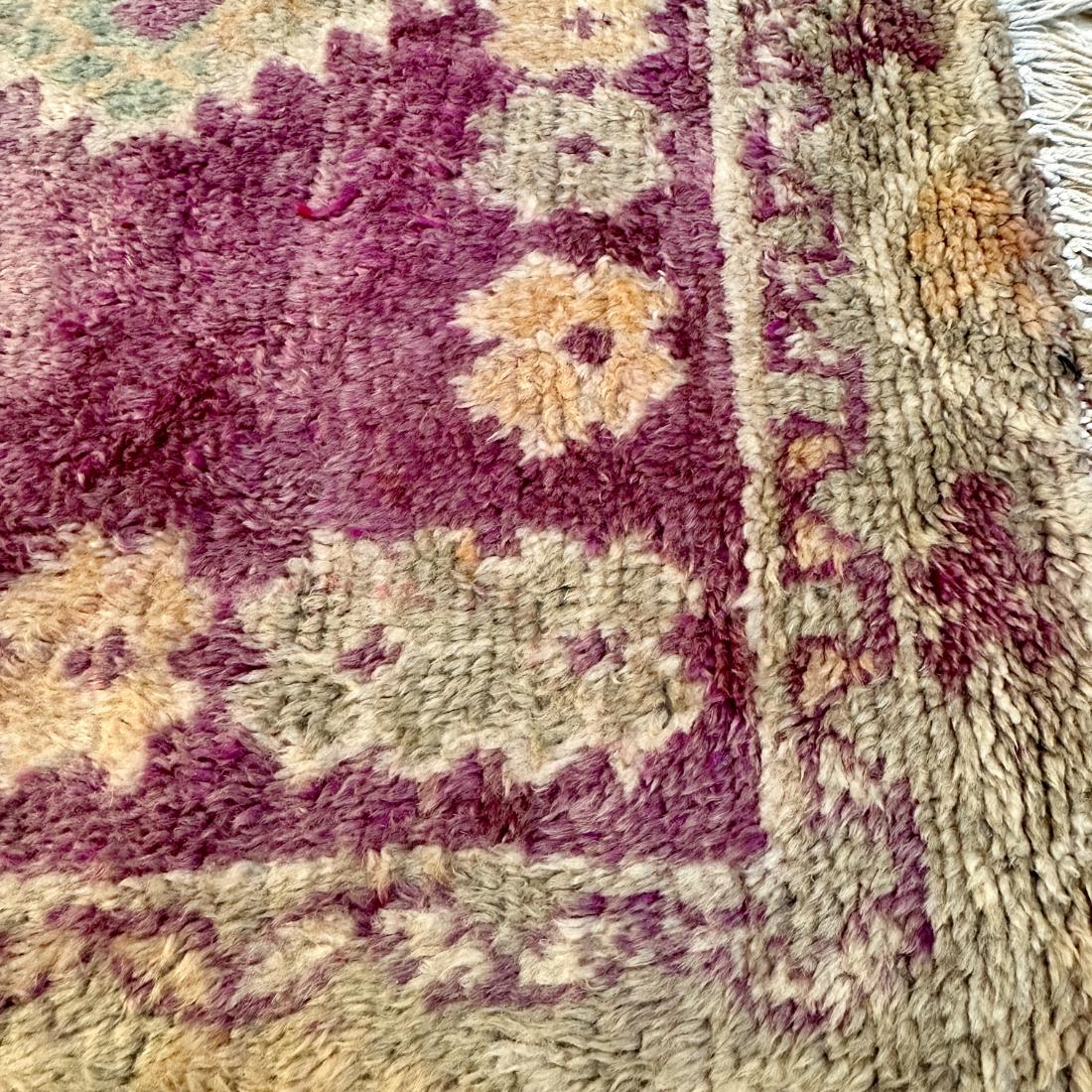 Vintage Marokkansk Gulvtæppe - 