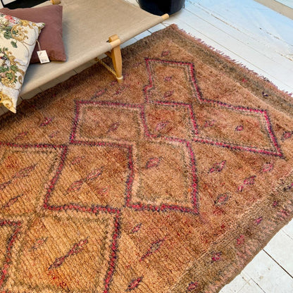 Vintage Marokkansk Gulvtæppe - 