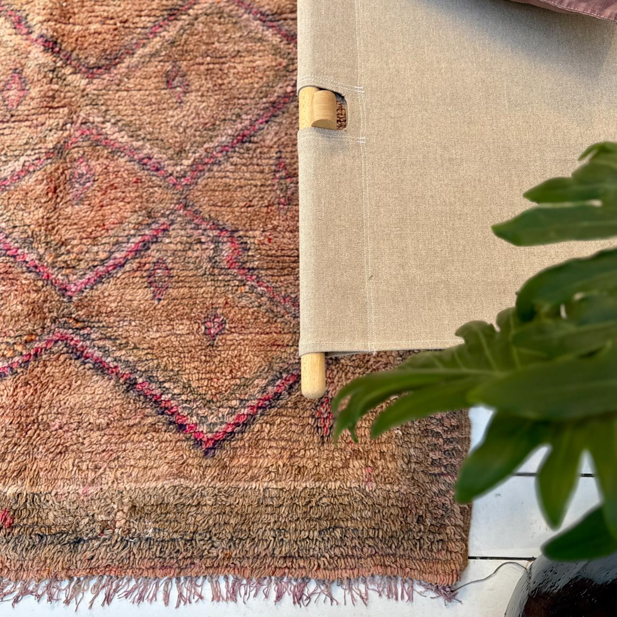 Vintage Marokkansk Gulvtæppe - 