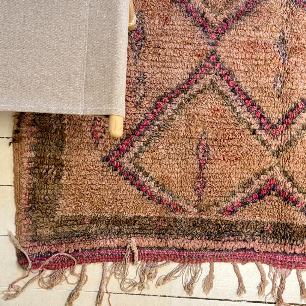 Vintage Marokkansk Gulvtæppe - 