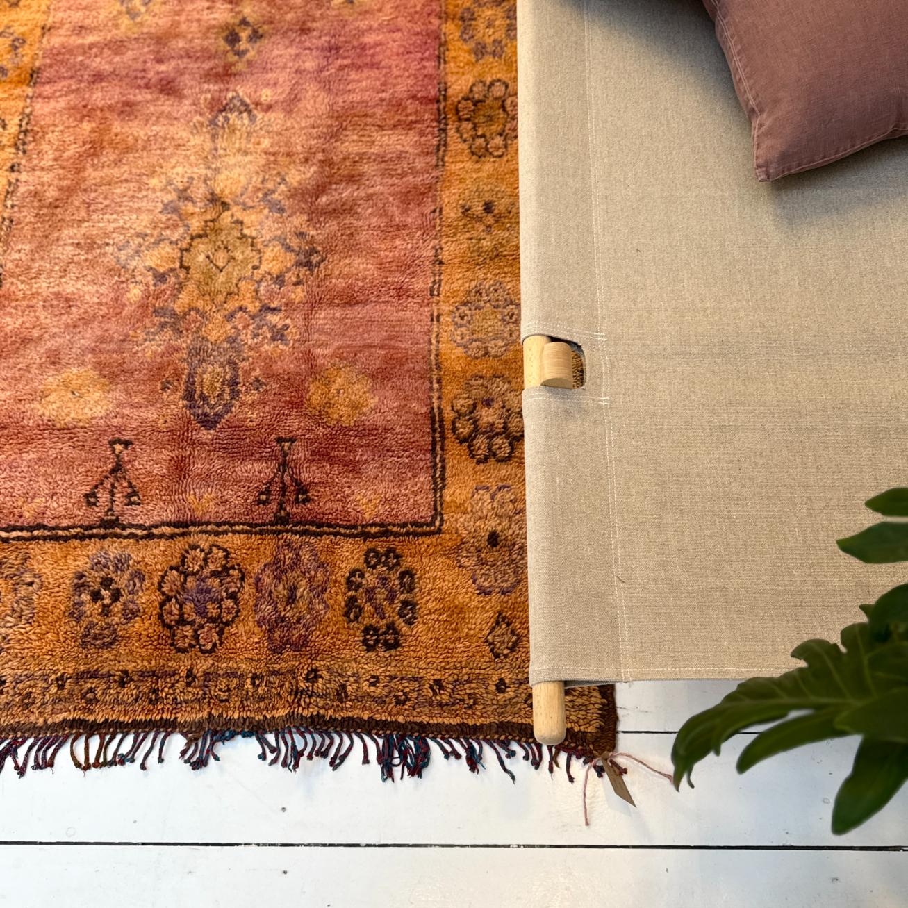 Vintage Marokkansk Gulvtæppe - 