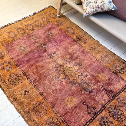 Vintage Marokkansk Gulvtæppe - 