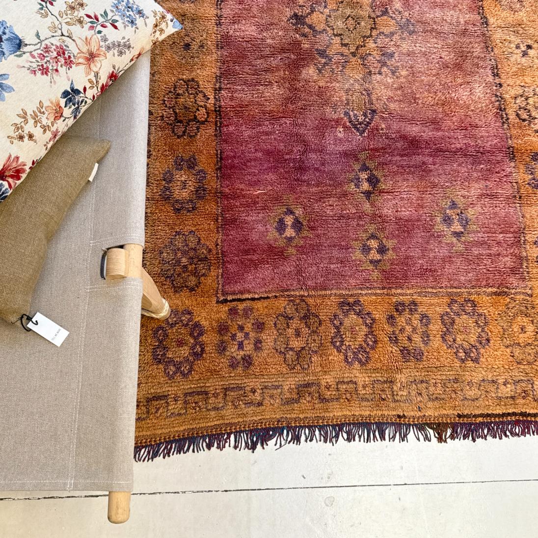 Vintage Marokkansk Gulvtæppe - 
