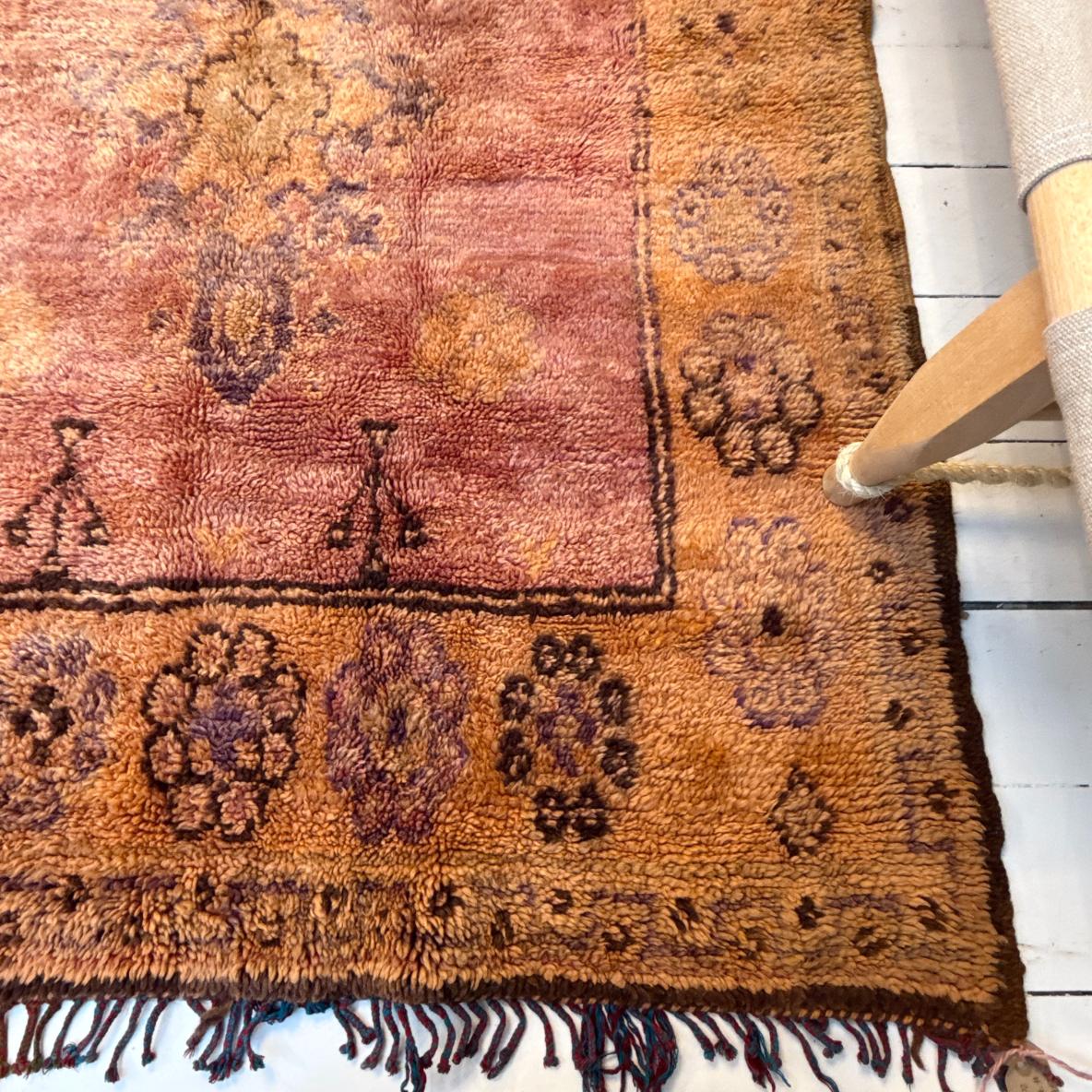 Vintage Marokkansk Gulvtæppe - 