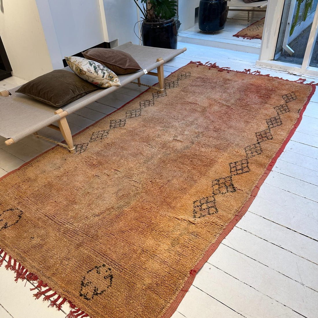 Vintage Marokkansk Gulvtæppe - 