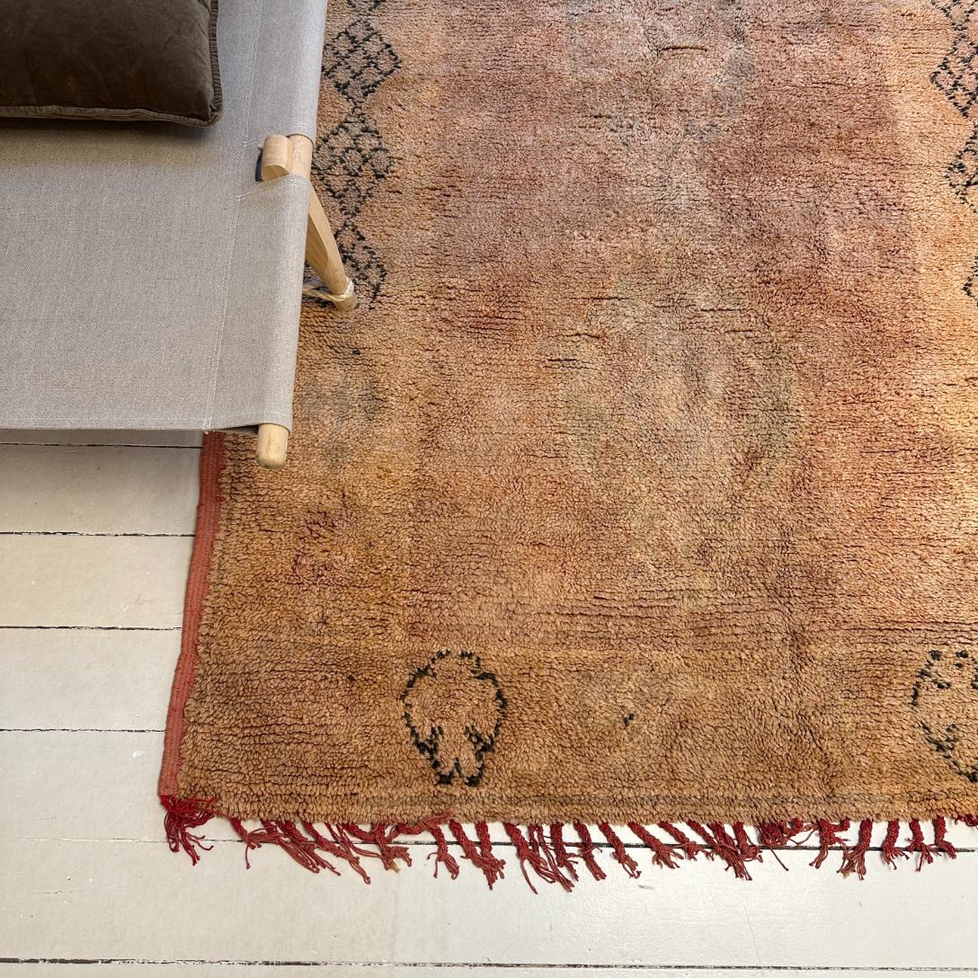 Vintage Marokkansk Gulvtæppe - 